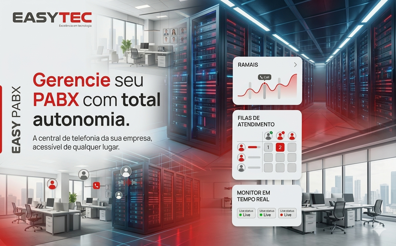 Easy Pabx — Gerencie seu PABX com total autonomia